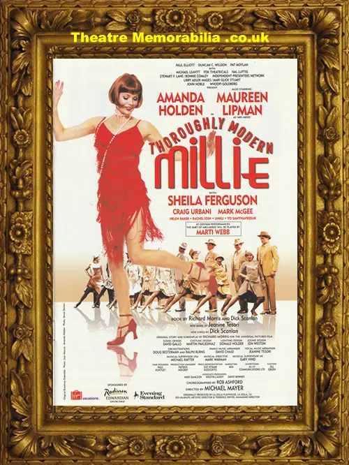 Thoroughly Modern Millie theatre programme and ticket, Shaftesbury Theatre London 2003 - image 3