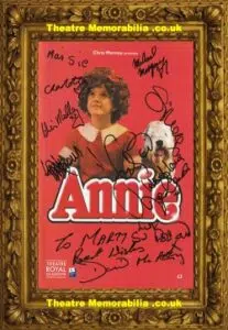 Glasgow Theatre Royal – Annie 2009 – Multi Signed Autographed