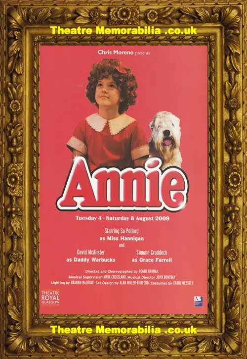 Annie signed theatre programme, Theatre Royal Glasgow 2009 - image 3