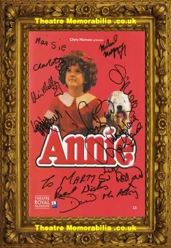 Annie signed theatre programme, Theatre Royal Glasgow 2009