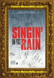 Glasgow Theatre Royal – Singing In The Rain 2009 – Multi Signed