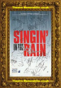Glasgow Theatre Royal – Singing In The Rain 2009 – Multi Signed