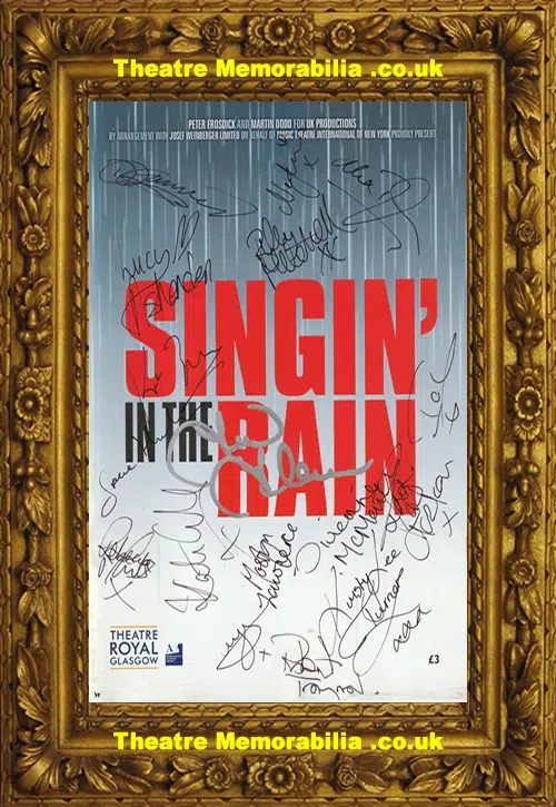 Singing In The Rain signed theatre programme, Theatre Royal Glasgow 2009 - image 2