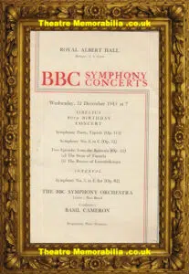 London Royal Albert Hall – BBC Symphony Orchestra Concert 1945