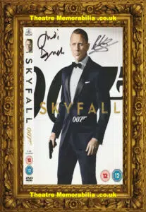 Judi Dench + Ben Loyd Holmes Signed Autograph James Bond DVD Cover