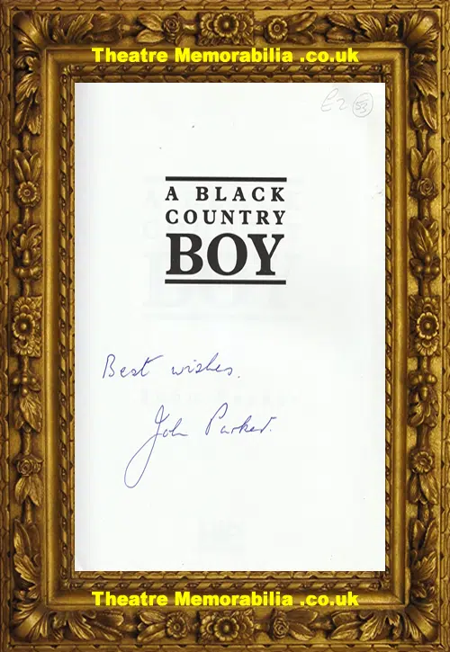 A Black Country Boy signed book by John Parker 2005 - image 3