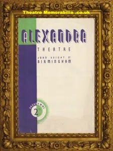 Birmingham Alexandra Theatre – Double Door – 1941
