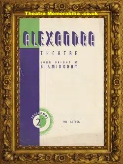 Birmingham Alexandra Theatre – The Letter – 1941