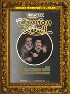 Birmingham Hippodrome Cannon and Ball Autograph Signed 1985