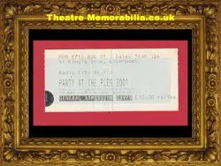 Liverpool – Party at the Pier Concert Ticket 2001 – Albert Dock