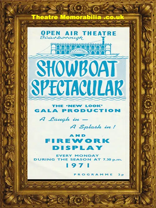 Showboat Spectacular theatre programme Scarborough Open Air Theatre 1971 - image 2