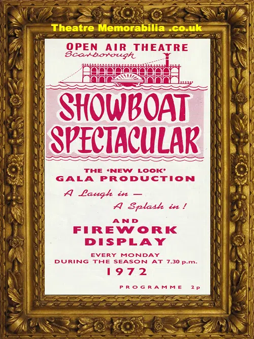 Showboat Spectacular theatre programme Scarborough Open Air Theatre 1972 - image 2