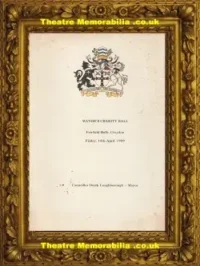London Fairfields Hall Croydon – Mayors Charity Ball – 1989