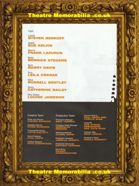 London Hackney Empire Theatre – Sit & Shiver – 2007 - Theatre Memorabilia - Theatre Programmes Theatre Memorabilia - Theatre Programmes