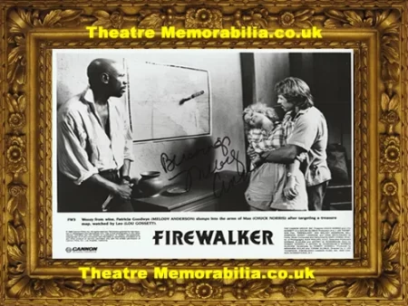  Melody Anderson Autograph Signed Picture – Firewalker - Theatre Memorabilia - Theatre Programmes Theatre Memorabilia - Theatre Programmes