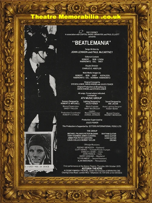 Beatlemania show programme 1979 - image 3