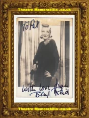 Beryl Reid Autograph signed Actress – The Killing of Sister George