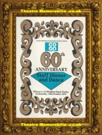 Coop 60th Anniversary Staff Dinner Dance – Tiffany’s – Brighton 1978