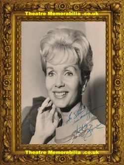 Debbie Reynolds signed press photograph, How The West Was Won