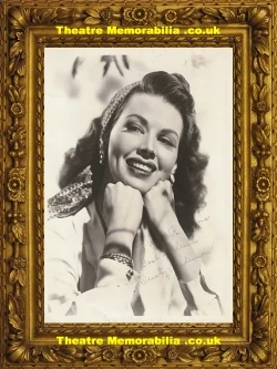 Dusty Anderson signed photograph card