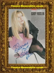 Gaby Roslin Autograph Signed Picture The Big Breakfast