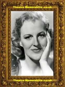 Gracie Fields signed autograph book page