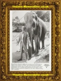 Jimmy Durante Autograph Signed Picture – Jumbo