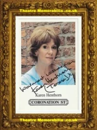 Karen Henthorn Autograph Signed Coronation Street ITV