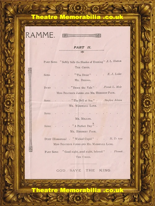 Prisoners Of War concert programme, Bottesford Leicester 1917 - image 4