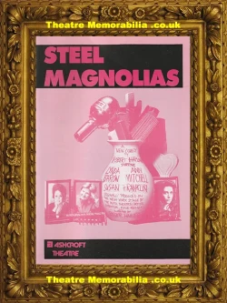 Steel Magnolias theatre programme Ashcroft Theatre Croydon 1990