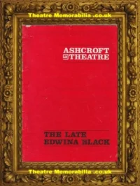 London Ashcroft Theatre – The Late Edwina Black – 1977 – Croydon