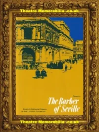 London Coliseum – The Barber Of Seville – 1982