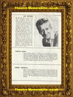 There's A Girl In My Soup theatre programme Globe Theatre London 1966