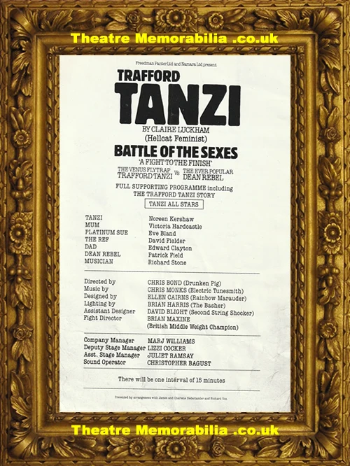 Trafford Tanzi theatre programme Mermaid Theatre London 1983 - image 4