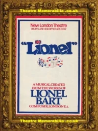 London New Theatre – Lionel – 1977 – Lionel Bart Musical