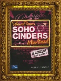 London Queens Theatre – Soho Cinders – 2011 – Sandi Toksvig