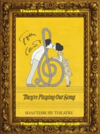 London Shaftesbury Theatre – They’re Playing Our Song – 1980 – Signed Tom Conti