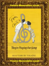 London Shaftesbury Theatre – They’re Playing Our Song – 1980 – Signed Tom Conti
