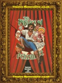London Theatre Royal – Pirates Of Penzance Souvenir Brochure 1982 – Cole + Stephenson