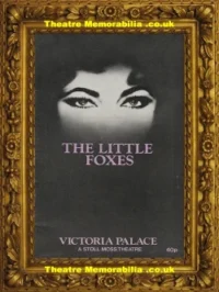 London Victoria Palace Theatre – The Little Foxes – 1982 – Elizabeth Taylor