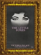 London Victoria Palace Theatre – The Little Foxes – 1982 – Elizabeth Taylor