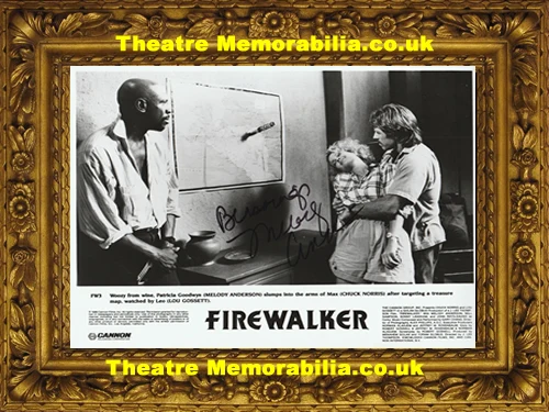 Melody Anderson signed photo, Firewalker - image 2