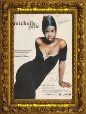 Michelle Gayle Autograph Signed Picture Eastenders + Singer