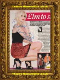 Pixie Lott Autograph Signed Picture – Singer Cry Me Out