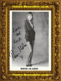 Rose Marie Autograph Signed Picture – Irish Singer