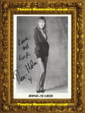 Rose Marie Autograph Signed Picture – Irish Singer