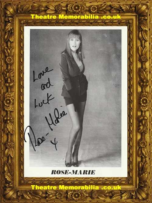 Rose Marie signed photo, Irish singer - image 2