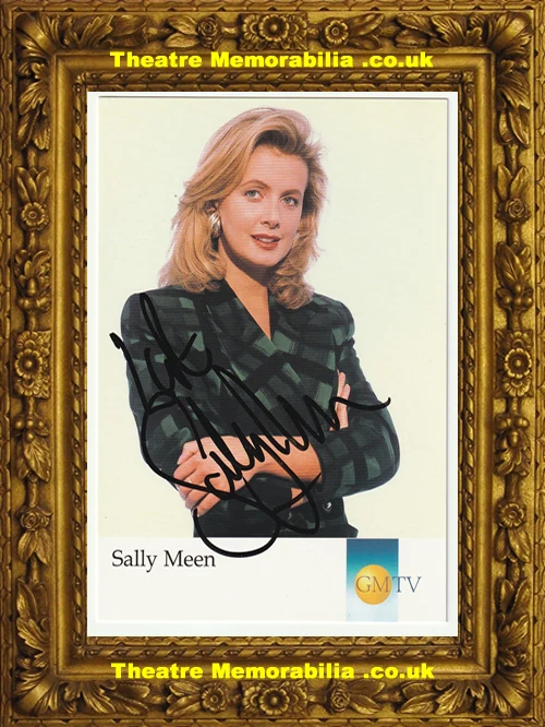 Sally Meen signed GMTV cast card - image 2