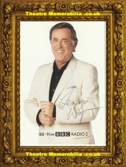 Terry Wogan signed photo postcard, BBC Radio 2