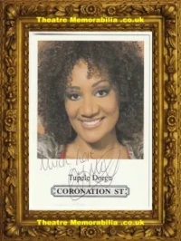 Tupele Dorgu Coronation Street Signed Autograph